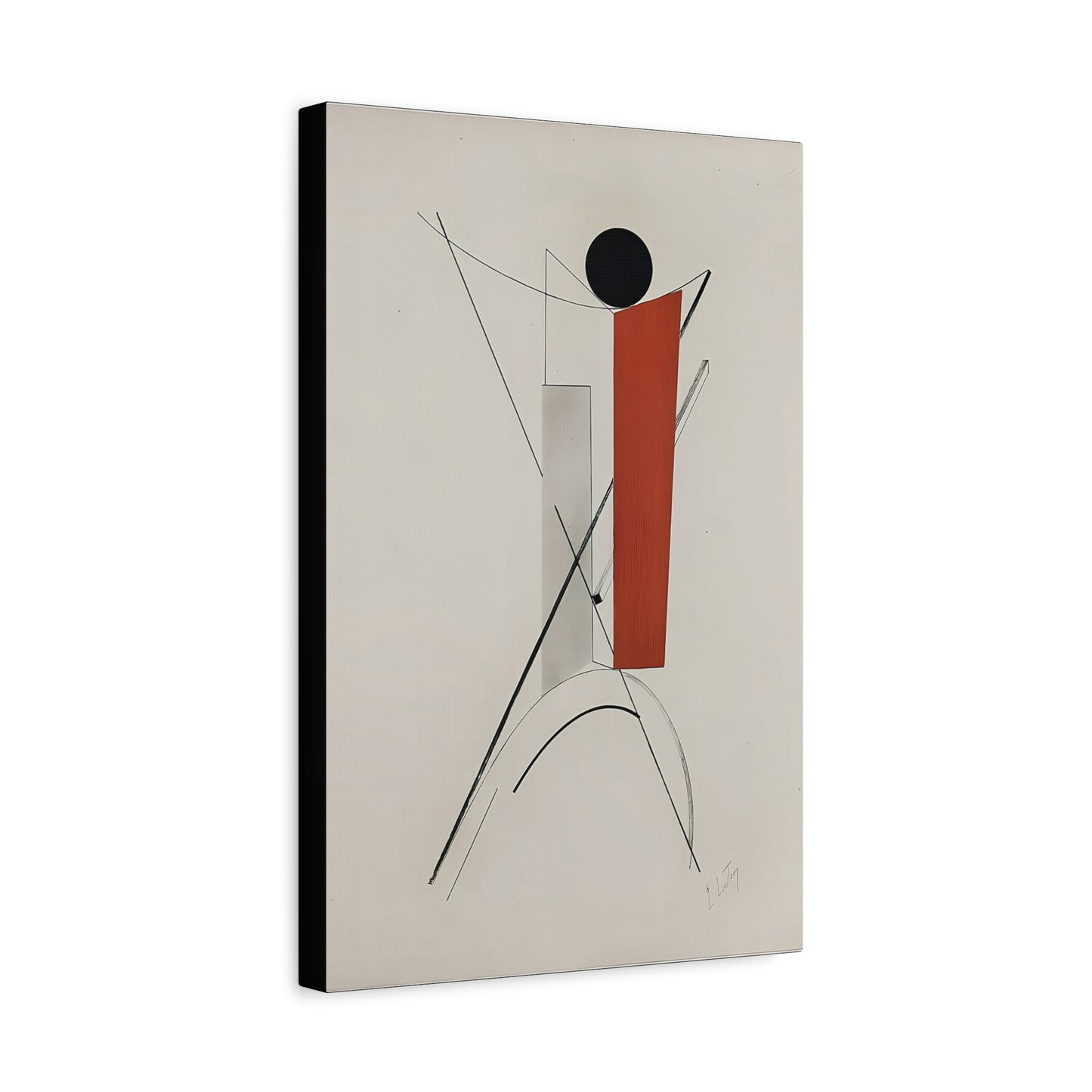Kestnermappe Proun, Rob. Levnis and Chapman GmbH Hannover #2 (1923) by El Lissitzky / Reproduction Fine Art sur Toile / 3.2 cm - 1.25 inch