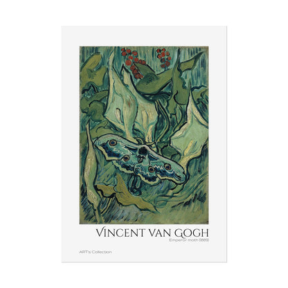 Emperor moth (1889) by Vincent van Gogh / Affiche imprimée - Série ART's Collection
