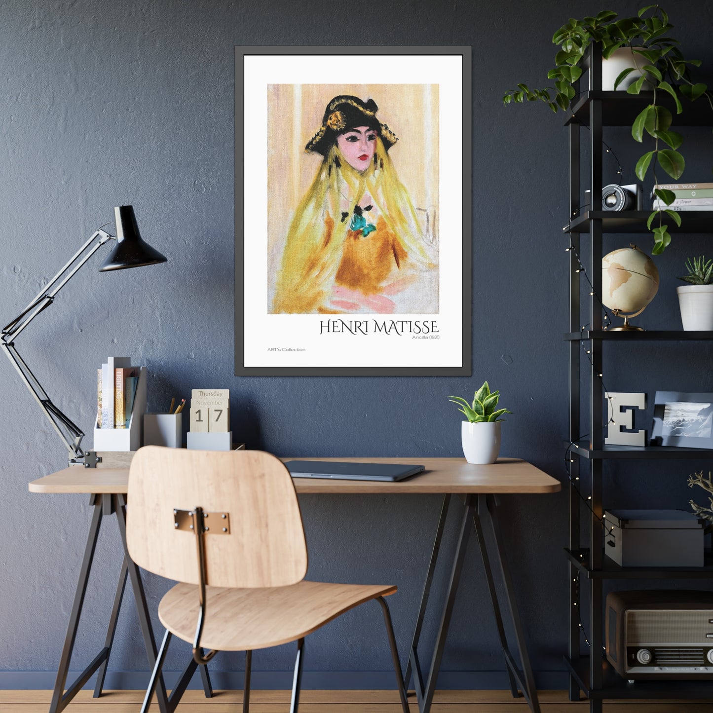 Ancilla (1921) by Henri Matisse  / Affiche Encadrée série ART's Collection