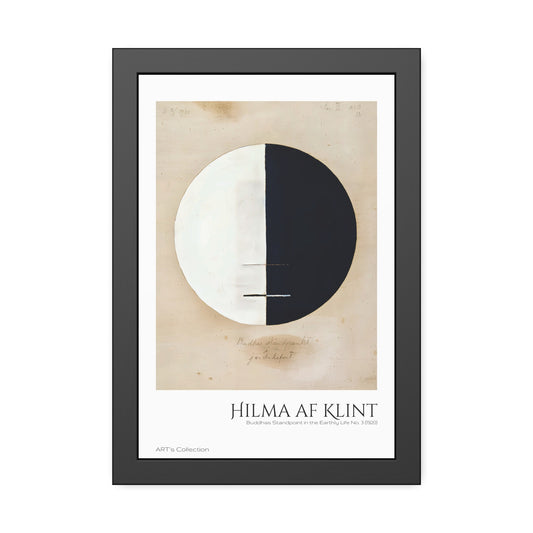 Buddhas Standpoint in the Earthly Life No. 3 (1920) by Hilma af Klint  / Affiche Encadrée série ART's Collection