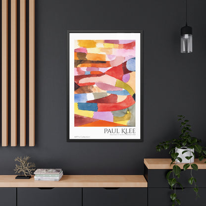 Movement of Vaulted Chambers (1915) by Paul Klee / Affiche Encadrée série ART's Collection