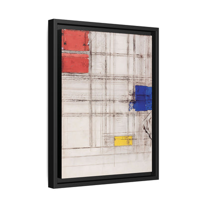 Study for a Composition (1940-1941) by Piet Mondrian  / Toile encadrée sur caisse américaine