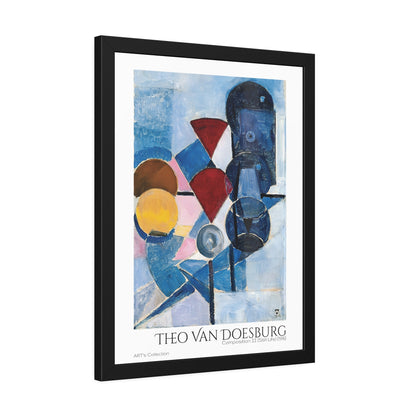 Composition II - Still Life (1916) by Theo Van Doesburg / Affiche Encadrée série ART's Collection