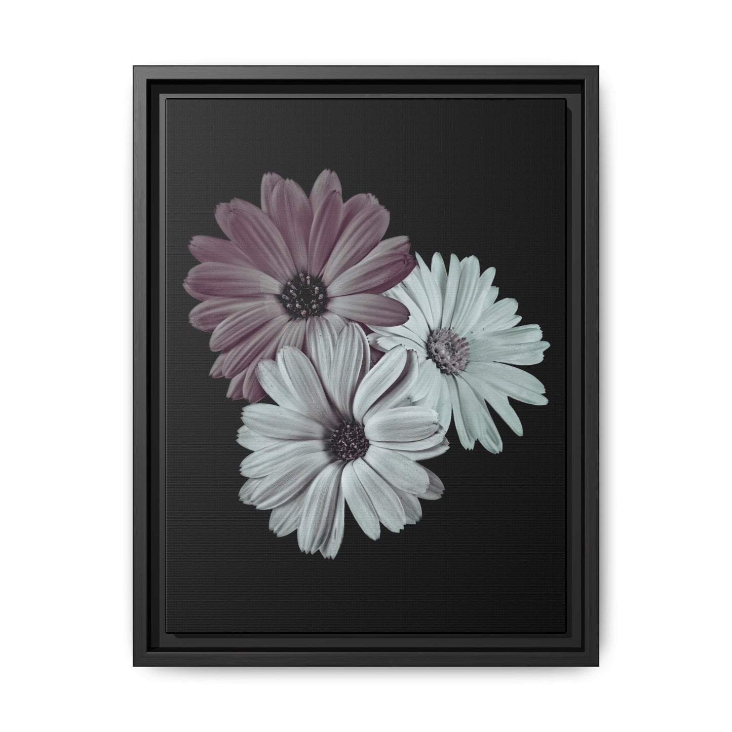 Collection Signature "FLORAL Numéro 5" sur Toile encadrée avec caisse américaine