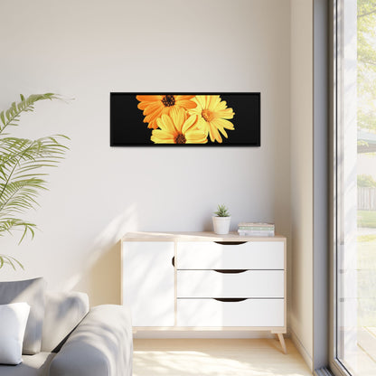 Collection Signature "FLORAL Numéro 8" sur Toile encadrée avec caisse américaine