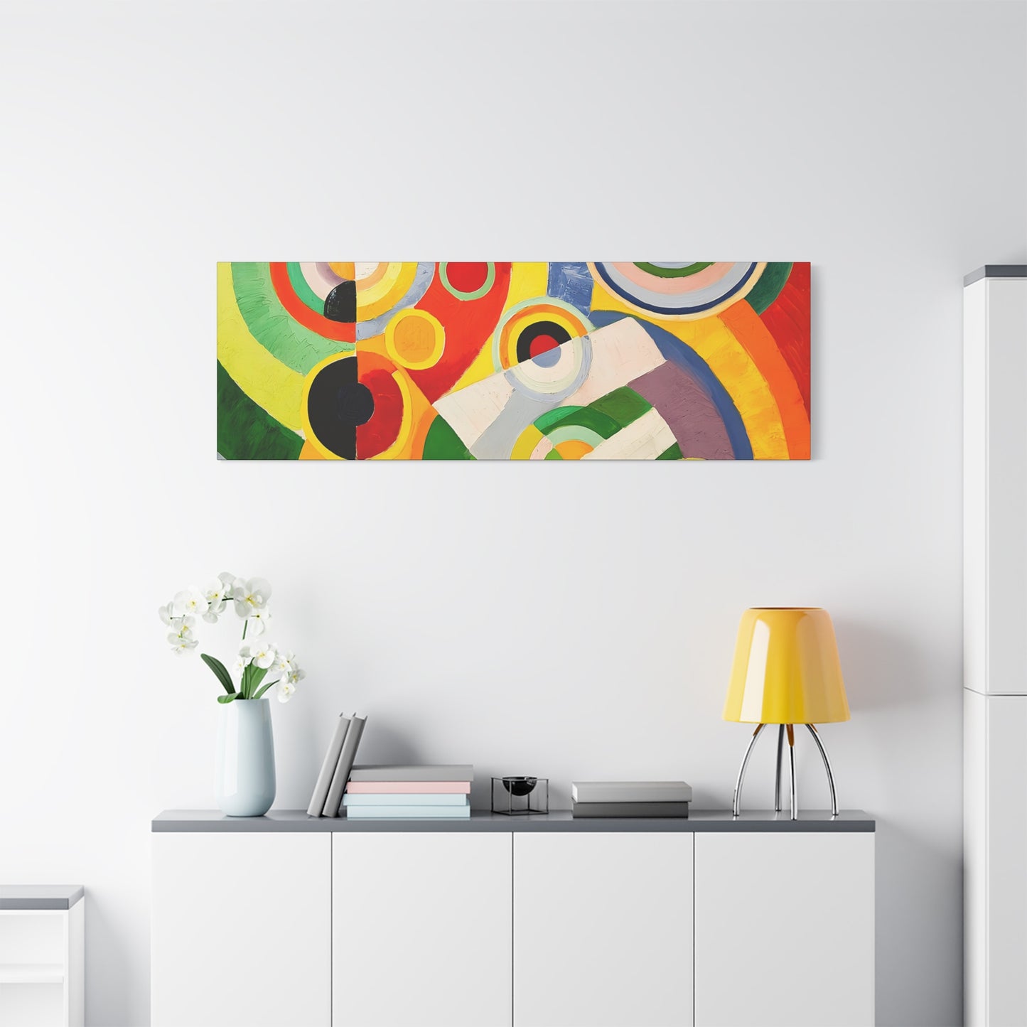 Rythme, Joie de vivre (1930) by Robert Delaunay / Reproduction Fine Art sur Toile / Large Epaisseur 3.2 cm - 1.25 inch