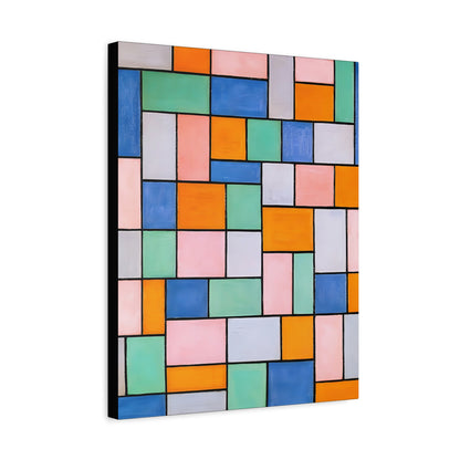 Composition in dissonances (1919) by Theo van Doesburg  / Reproduction Fine Art sur Toile / Epaisseur 3.2 cm - 1.25 inch