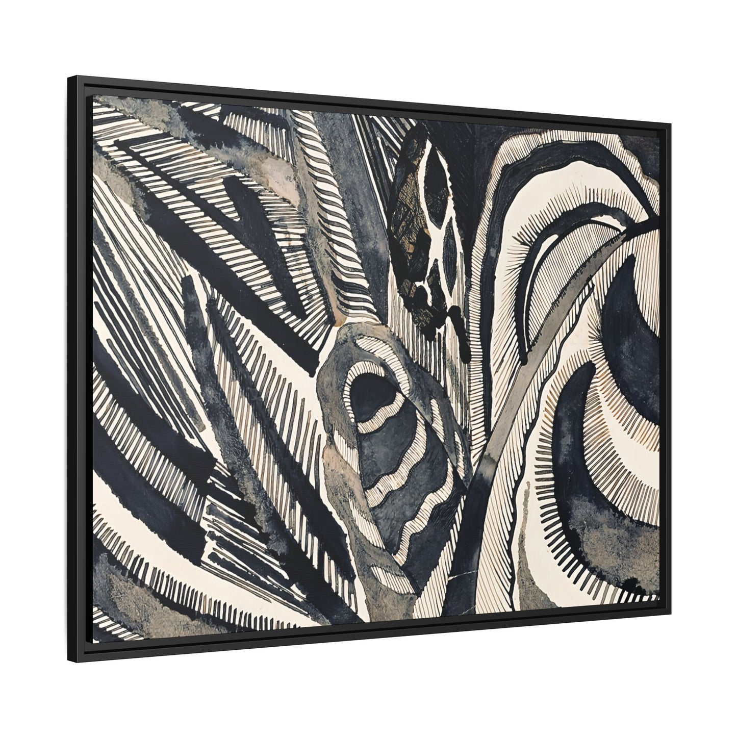 Landschaft (1918)  by Otto Freundlich / Toile encadrée sur caisse américaine