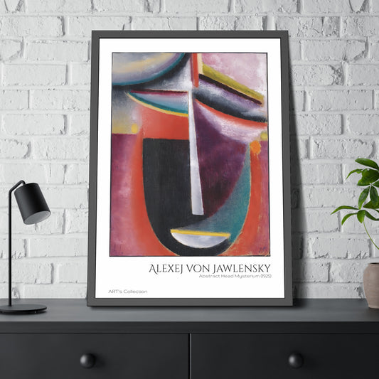 Abstract Head Mysterium (1925) by Alexej von Jawlensky  / Affiche Encadrée série ART's Collection