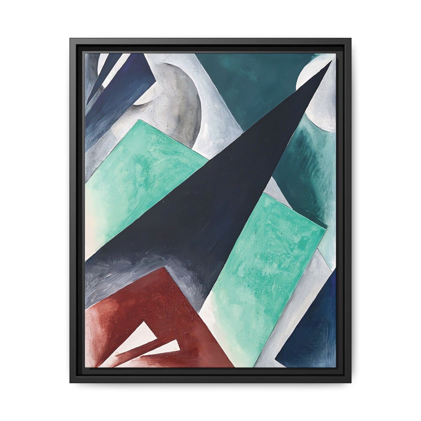 Painterly Architectonic (1918) by Lyubov Popova / Toile encadrée sur caisse américaine