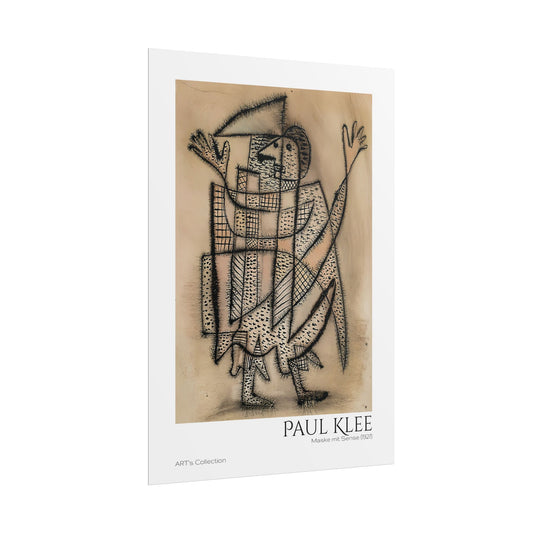 Maske mit Sense (1927)  by Paul Klee / Affiche imprimée - Série ART's Collection