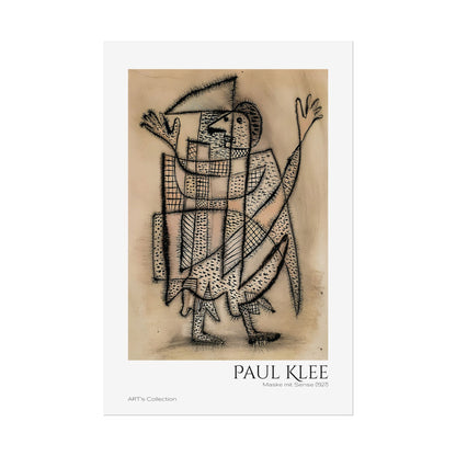 Maske mit Sense (1927)  by Paul Klee / Affiche imprimée - Série ART's Collection