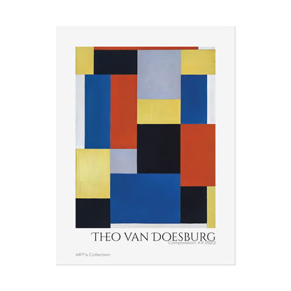 Composition XX (1920) by Theo van Doesburg  / Affiche imprimée - Série ART's Collection