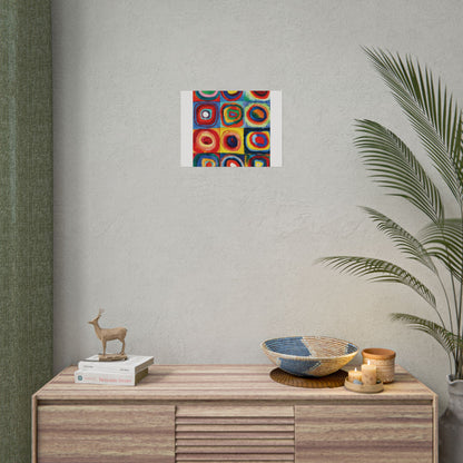 Quadrate mit konzentrischen Ringen (1913) by Wassily Kandinsky / Affiche imprimée - Série ART's Collection