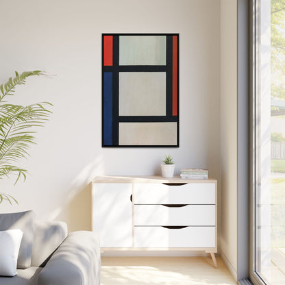 Contra-Composition (1927-28) by Theo van Doesburg  / Toile encadrée sur caisse américaine