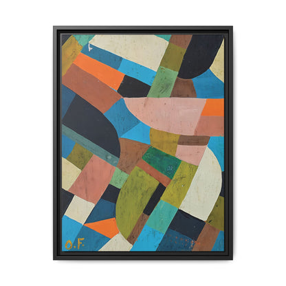 Petite Composition (Circa 1937)  by Otto Freundlich / Toile encadrée sur caisse américaine