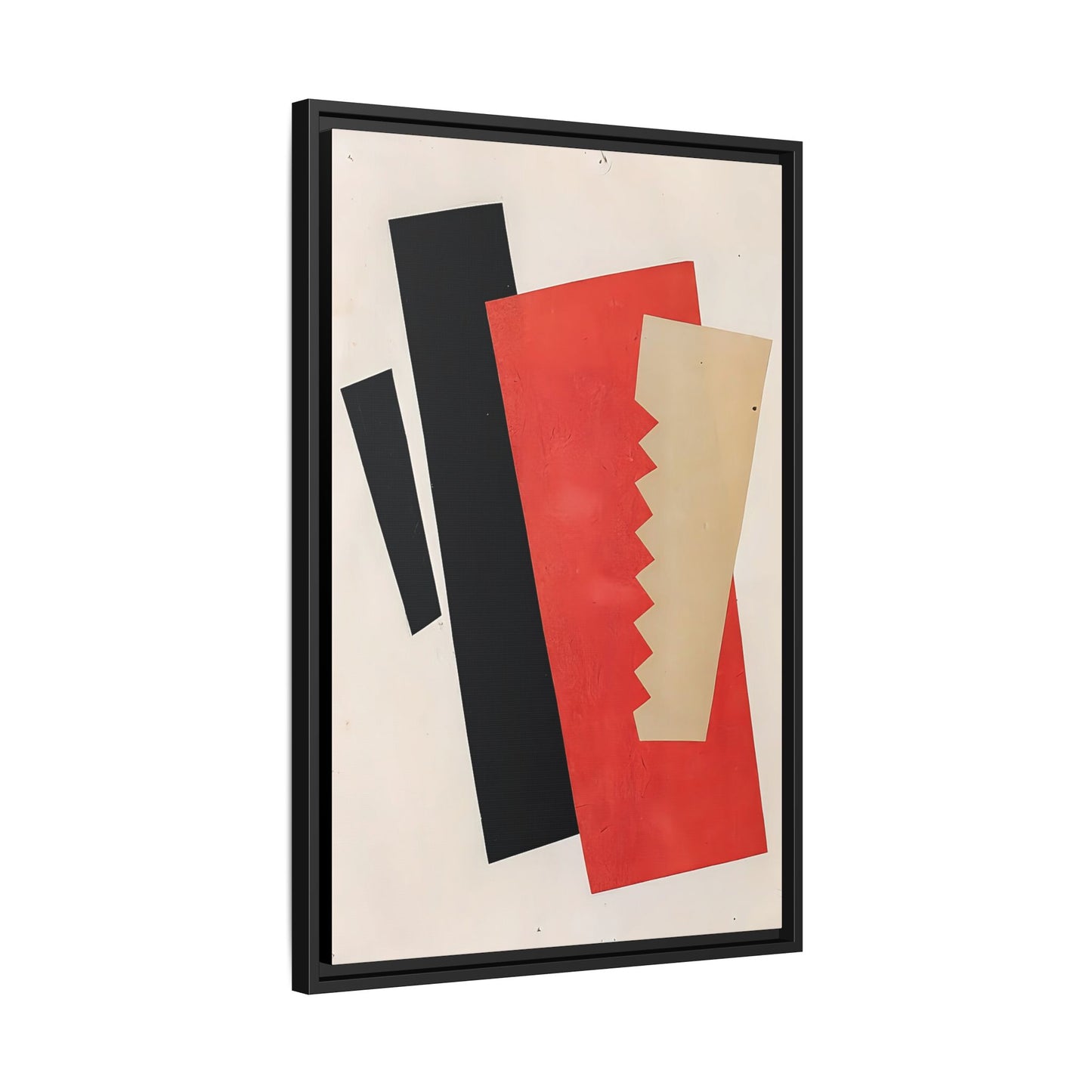 Composition Red-Black-Gold (1920) by El Lissitzky / Toile encadrée sur caisse américaine