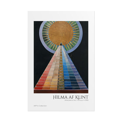 Altarpiece No. 1 Group X (1915) by Hilma af Klint  / Affiche imprimée - Série ART's Collection