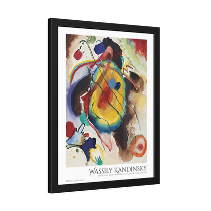 Entwurf zu einem Wandbild für Edwin R. Campbell (1914) by Wassily Kandinsky / Affiche Encadrée série ART's Collection