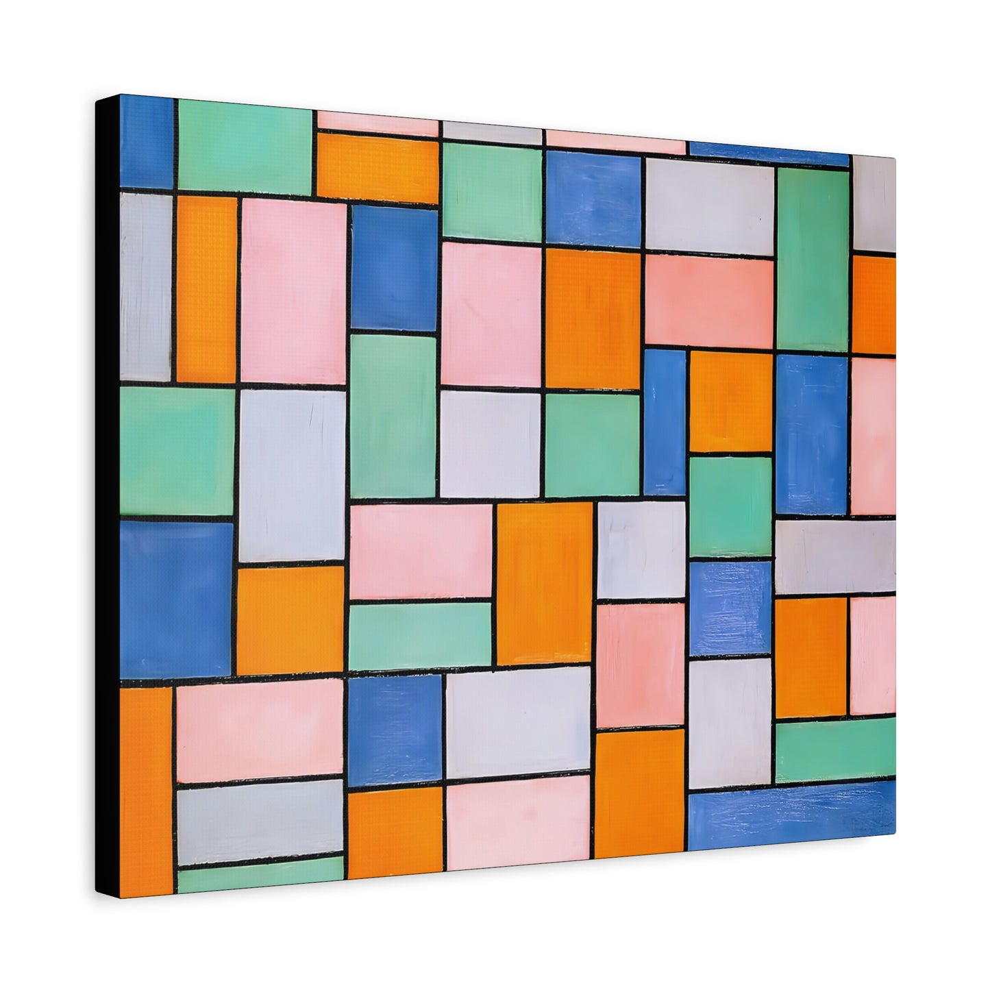 Composition in dissonances (1919) by Theo van Doesburg  / Reproduction Fine Art sur Toile / Epaisseur 3.2 cm - 1.25 inch