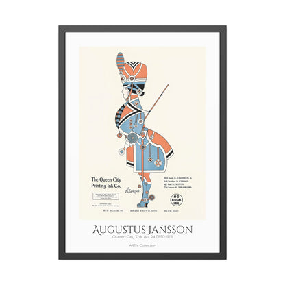 Queen City Ink, Ad. 24 (1890-1913) by Augustus Jansson  / Affiche Encadrée série ART's Collection