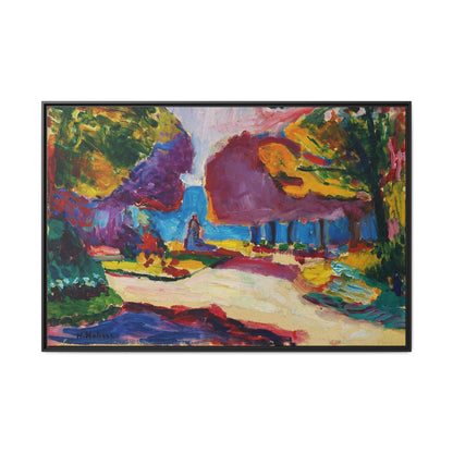 Jardin du Luxembourg, Paris (1902) by Henri Matisse  / Toile encadrée sur caisse américaine