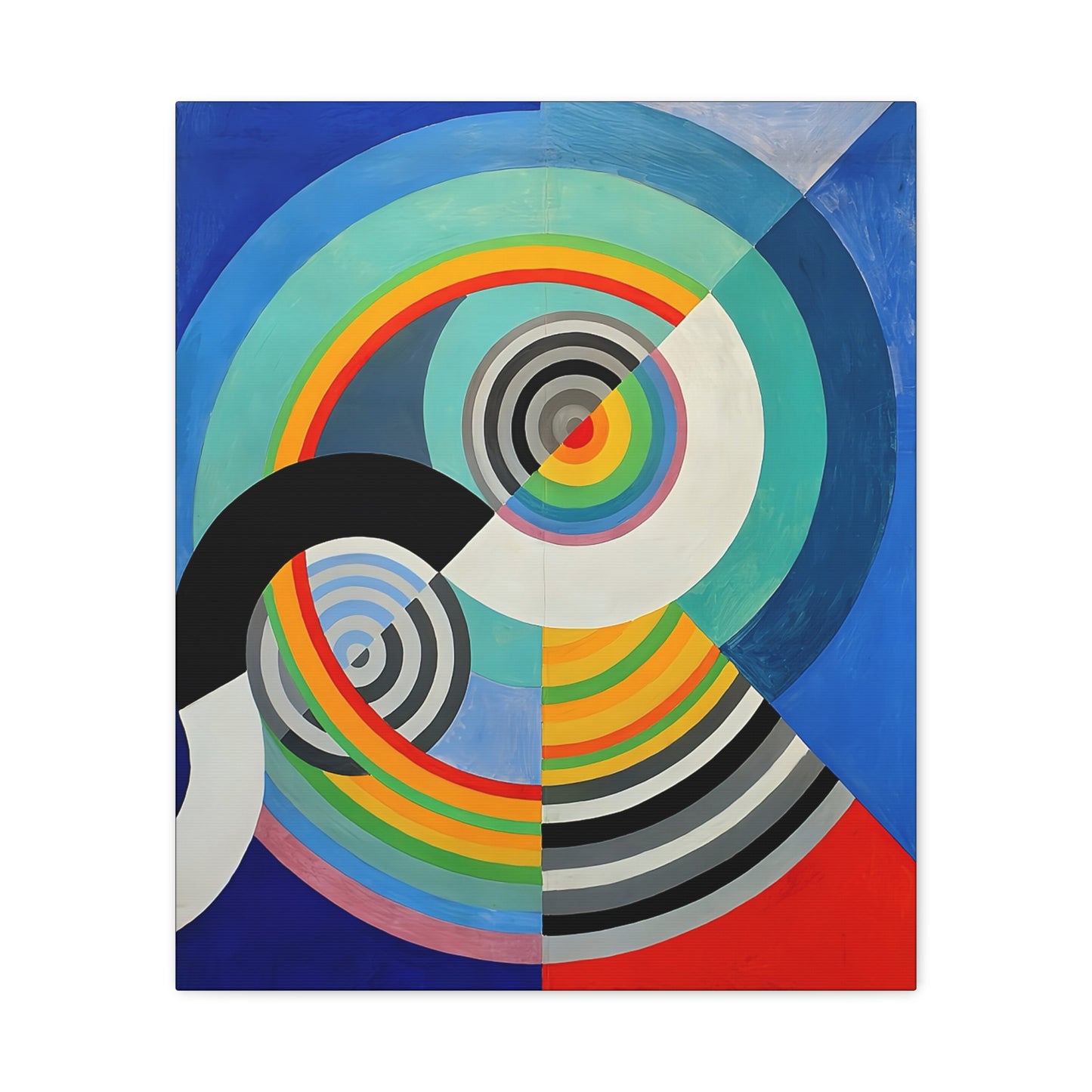 Rythme numéro 3 (1938) by Robert Delaunay / Reproduction Fine Art sur Toile / Epaisseur 3,2cm - 1'25 po