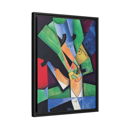 The Smoker (1913) by Juan Gris   / Toile encadrée sur caisse américaine