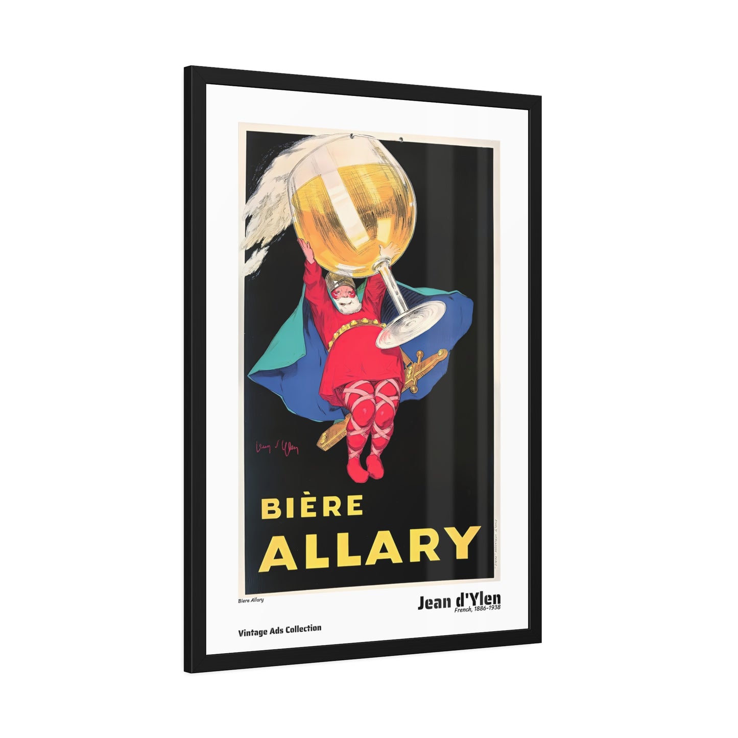 Biere Allary by Jean d'Ylen / Affiche Encadrée Série Vintage Ads Collection