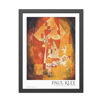 The Man Under the Pear Tree (1921) by Paul Klee / Affiche Encadrée série ART's Collection