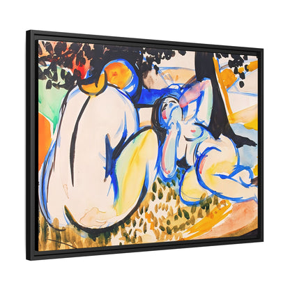 Nudes (1915-1918) by Henry Lyman Saÿen / Toile encadrée sur caisse américaine