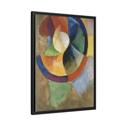 Formes circulaires, Soleil Numéro 2 (1912-13)  by Robert Delaunay  / Toile encadrée sur caisse américaine