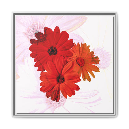 Collection Signature "FLORAL Numéro 20" sur Toile encadrée avec caisse américaine