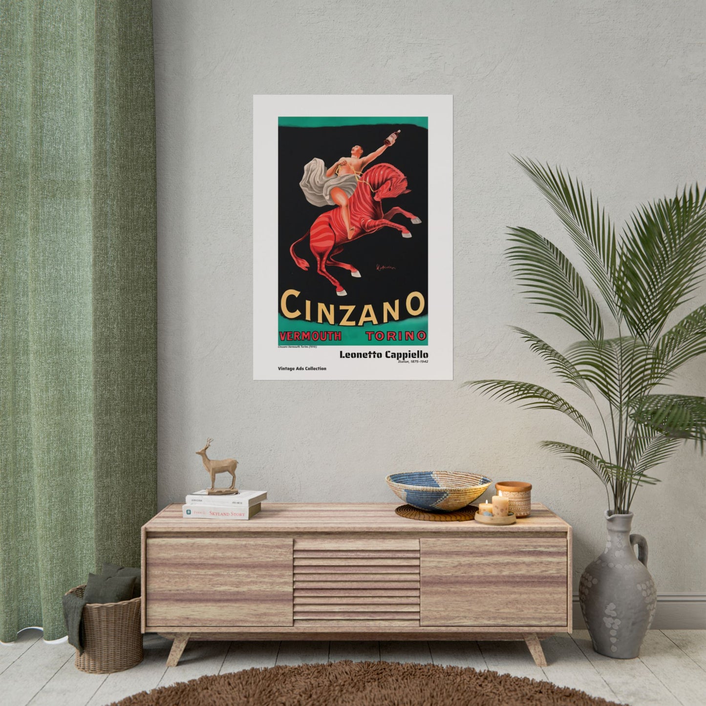 Cinzano Vermouth Torino (1910) by Leonetto Cappiello / Affiche imprimée - Série Vintage Ads Collection