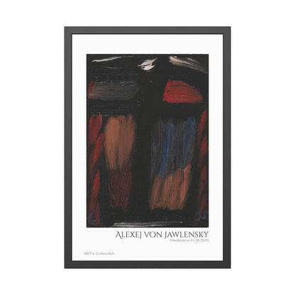 Meditation N. 26 (1935) by Alexej von Jawlensky  / Affiche Encadrée série ART's Collection