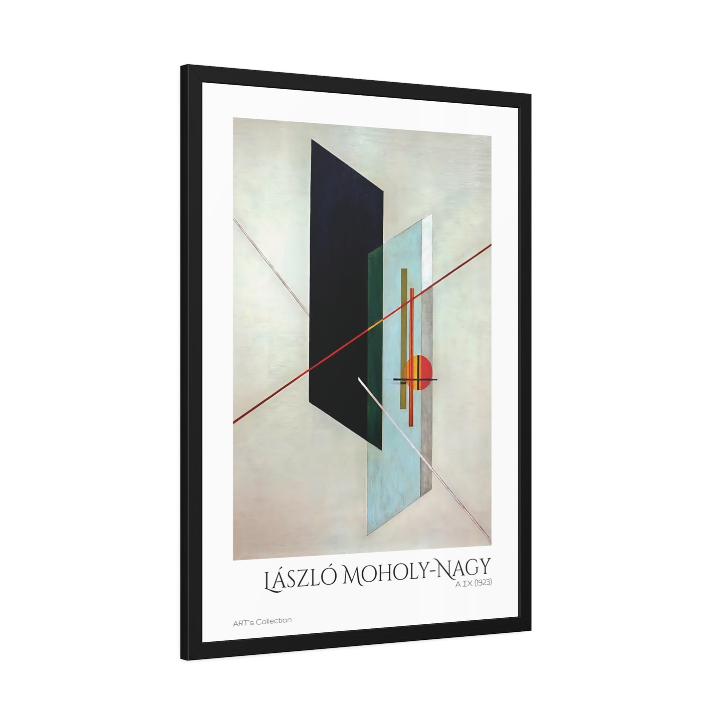 A IX (1923) by László Moholy-Nagy  / Affiche Encadrée série ART's Collection