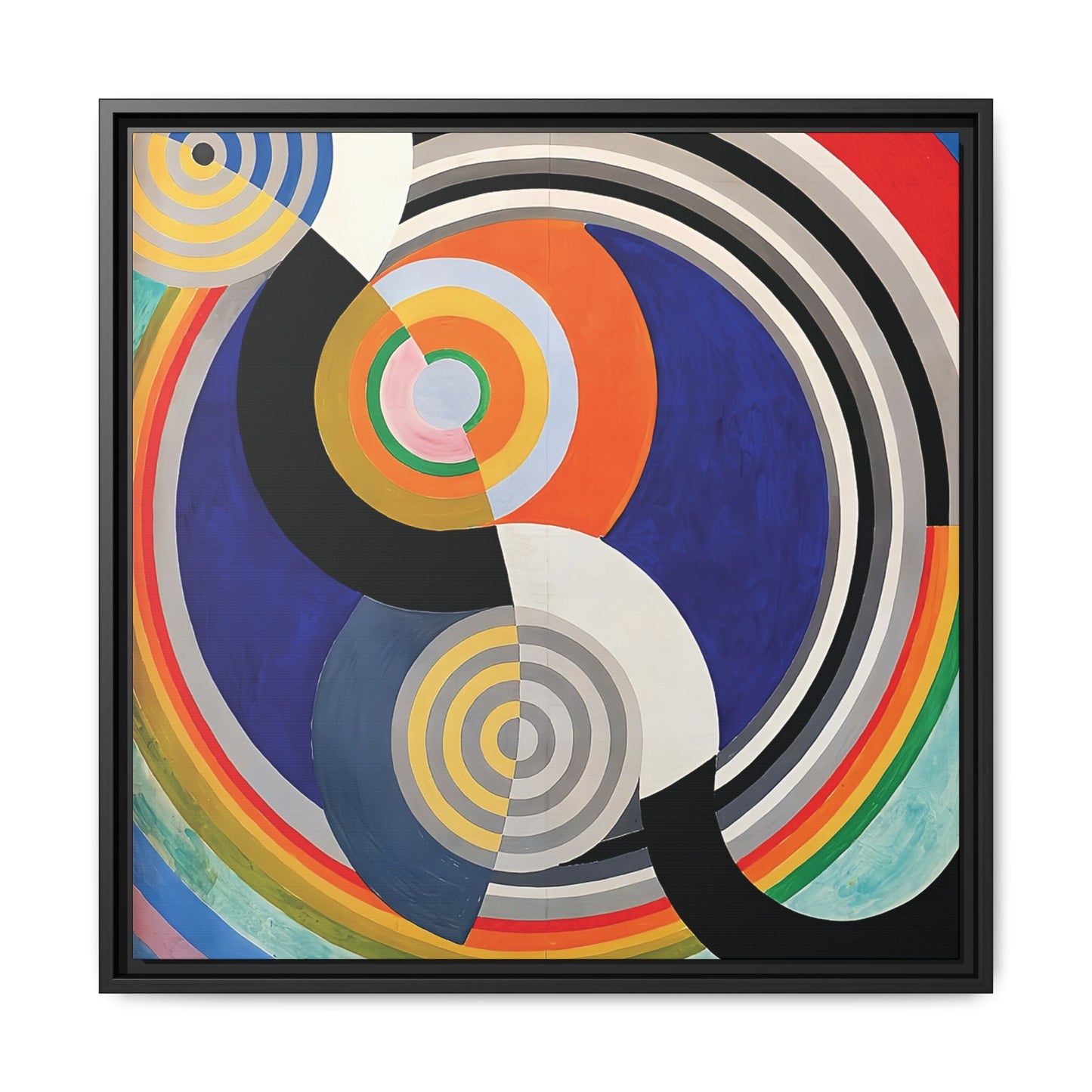 Rythme Numéro 2 (1938) by Robert Delaunay  / Toile encadrée sur caisse américaine