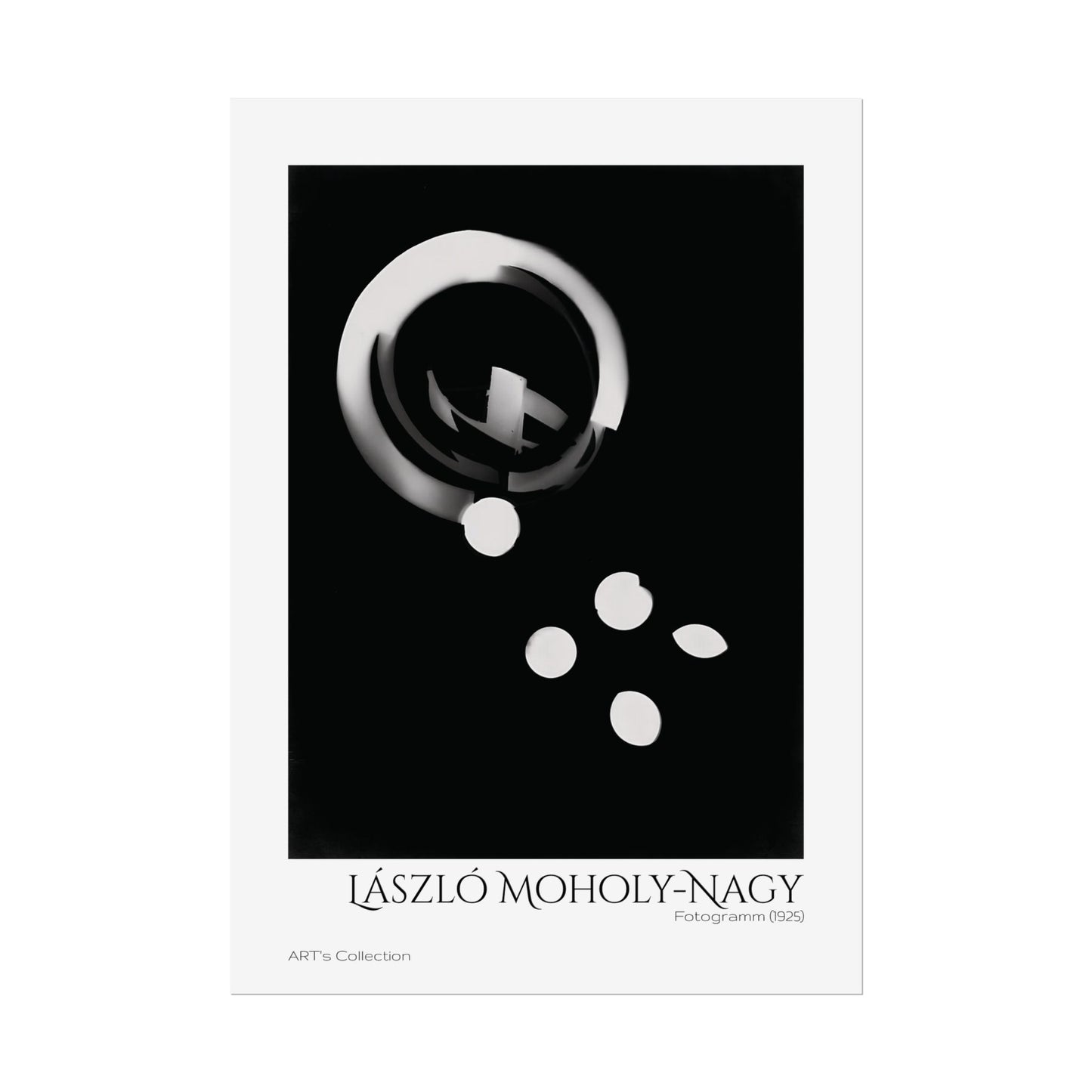 Fotogramm (1925) by László Moholy-Nagy / Affiche imprimée - Série ART's Collection