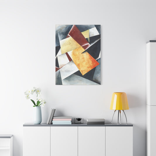 Painterly Architectonic (1919) by Lyubov Popova  / Reproduction Fine Art sur Toile /  Epaisseur 3.2 cm - 1.25 inch