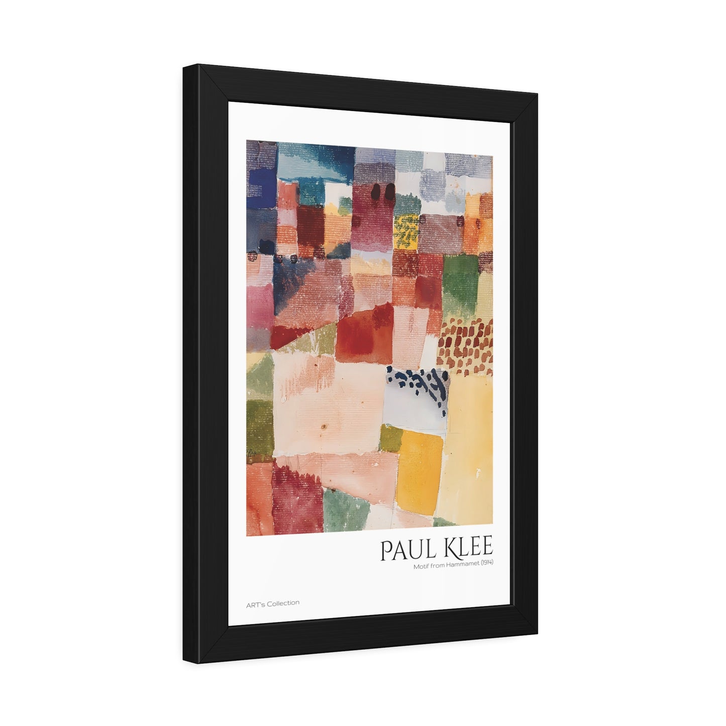 Motif from Hammamet (1914) by Paul Klee / Affiche Encadrée série ART's Collection