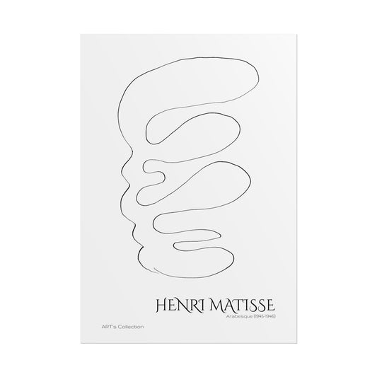 Arabesque (1945-1946) by Henri Matisse / Affiche imprimée - Série ART's Collection