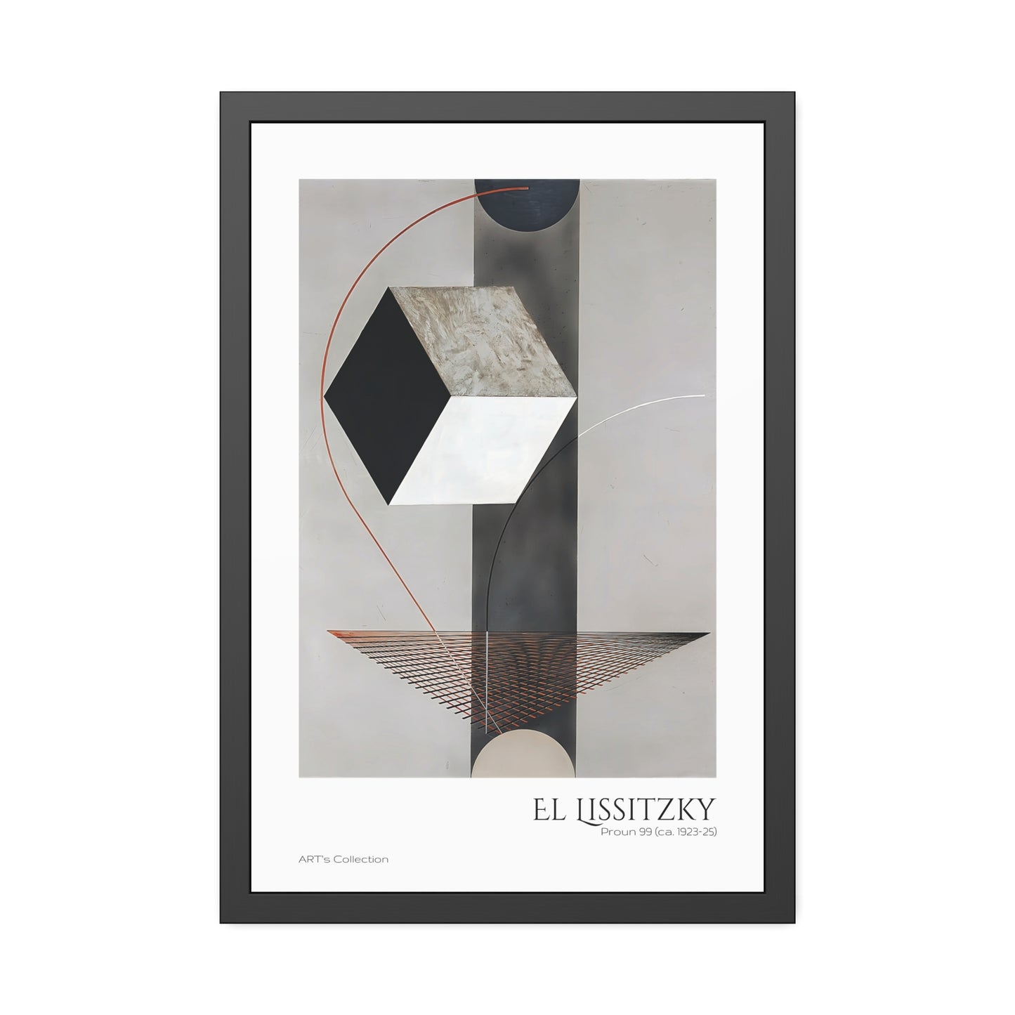 Proun 99 (ca. 1923-1925) El Lissitzky  by El Lissitzky / Affiche Encadrée série ART's Collection