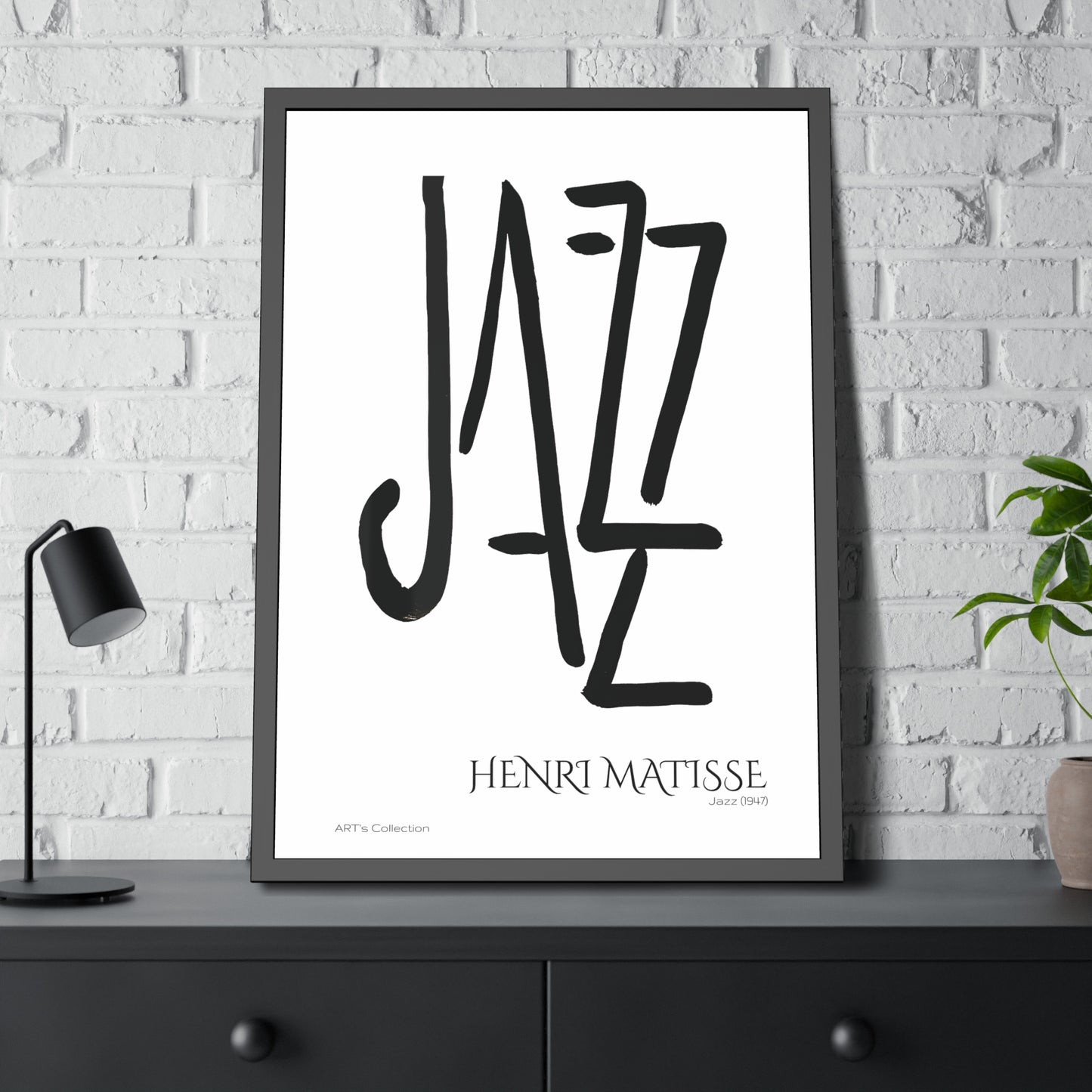 Jazz (1947) by Henri Matisse / Affiche Encadrée série ART's Collection