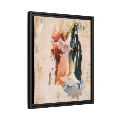 Study of a flower by Jan Ciaglinski  / Toile encadrée sur caisse américaine