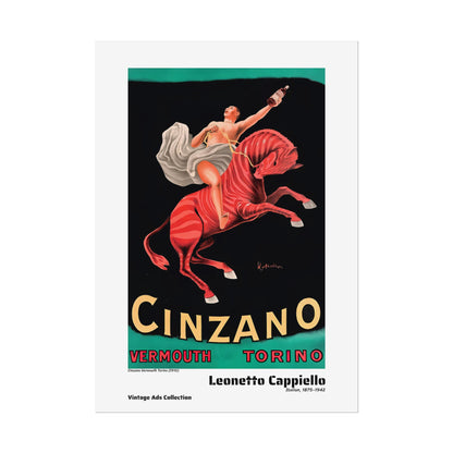 Cinzano Vermouth Torino (1910) by Leonetto Cappiello / Affiche imprimée - Série Vintage Ads Collection