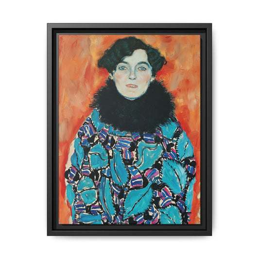 Johanna Staude (1917) by Gustav Klimt  / Toile encadrée sur caisse américaine
