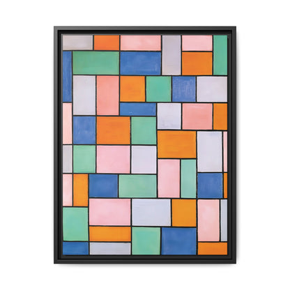 Composition in dissonances (1919) by Theo van Doesburg  / Toile encadrée sur caisse américaine
