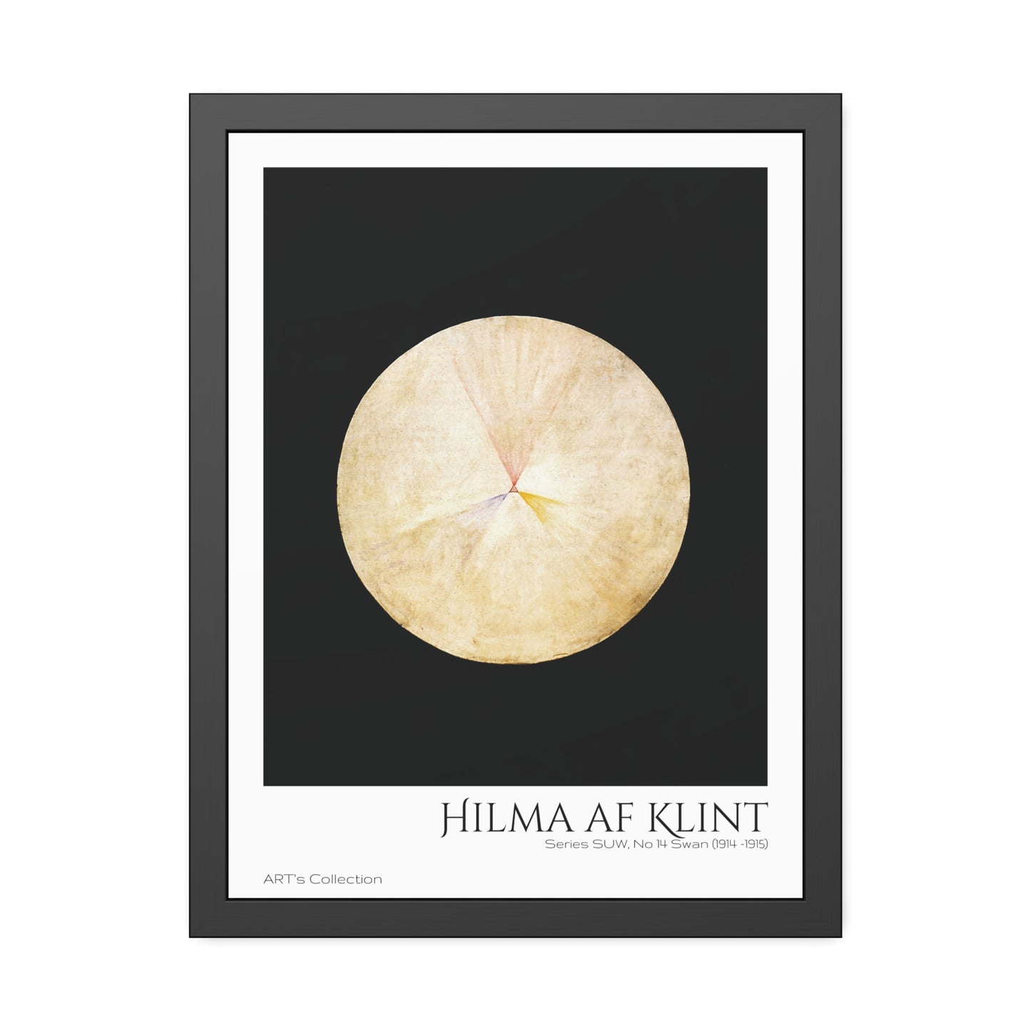 Series SUW, No 14 Swan (1914 -1915) by Hilma af Klint  / Affiche Encadrée série ART's Collection