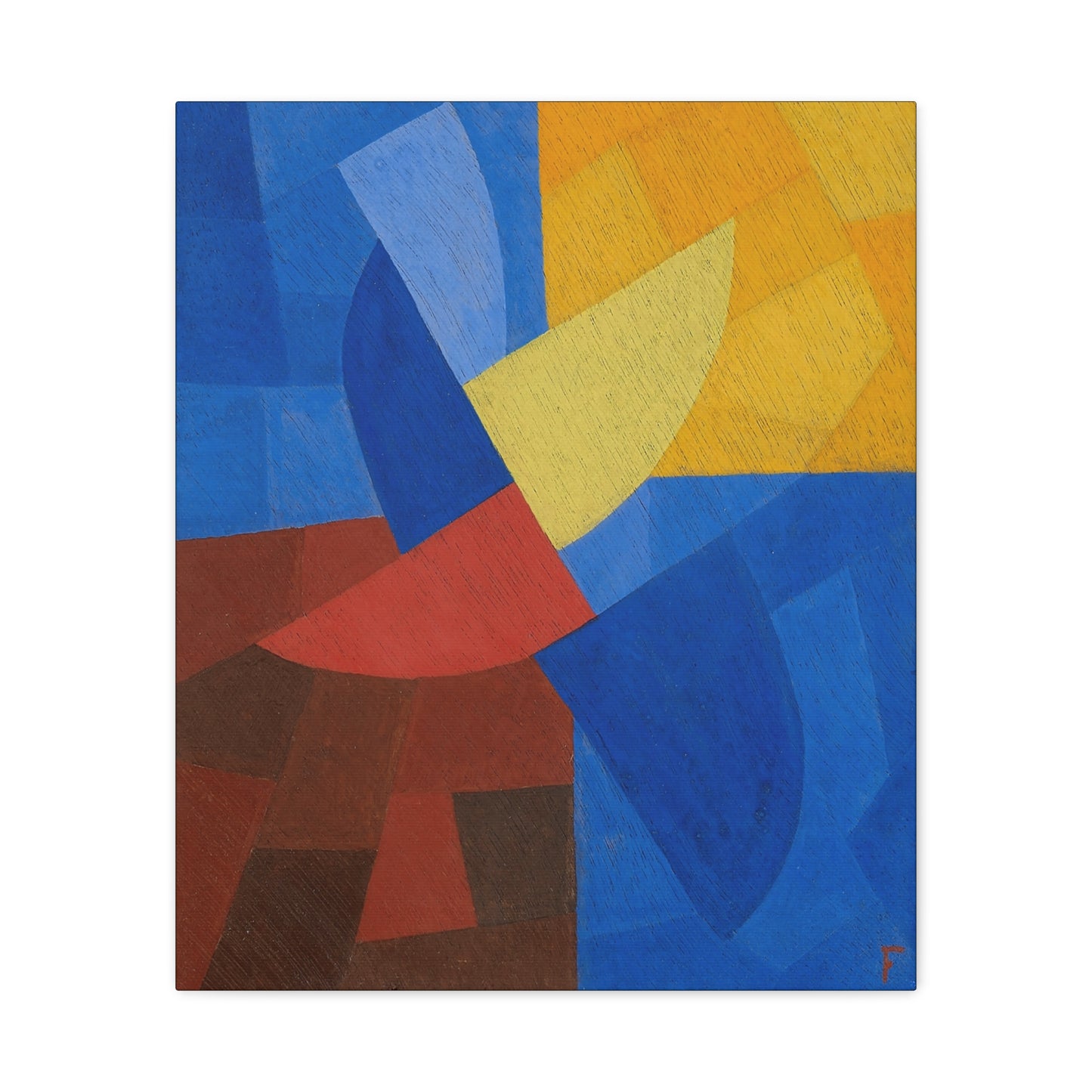 Composition (around 1932) by Otto Freundlich  / Reproduction Fine Art sur Toile /  Epaisseur 3.2 cm - 1.25 inch