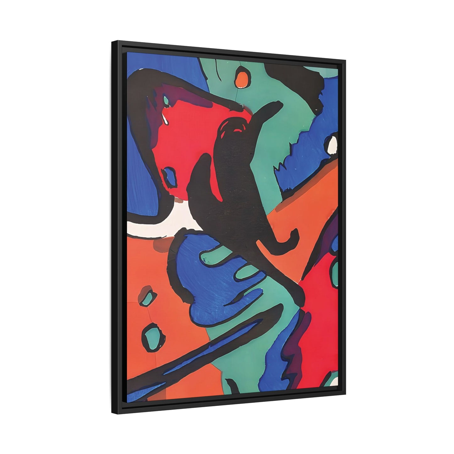 Wassily Kandinsky / Le Cavalier Bleu (1912) / Toile encadrée sur caisse américaine